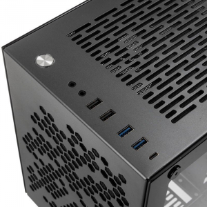 Kolink Rocket Heavy táp nélküli ablakos Mini-ITX ház Gunmetal